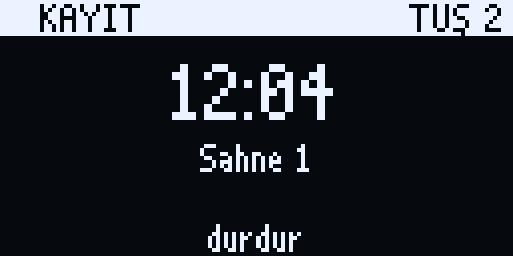 Her tuşun kendi menüsü. · 2/10