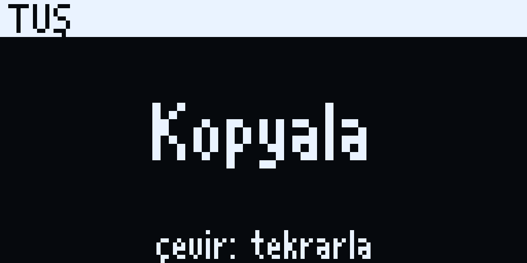 Tuş kartı