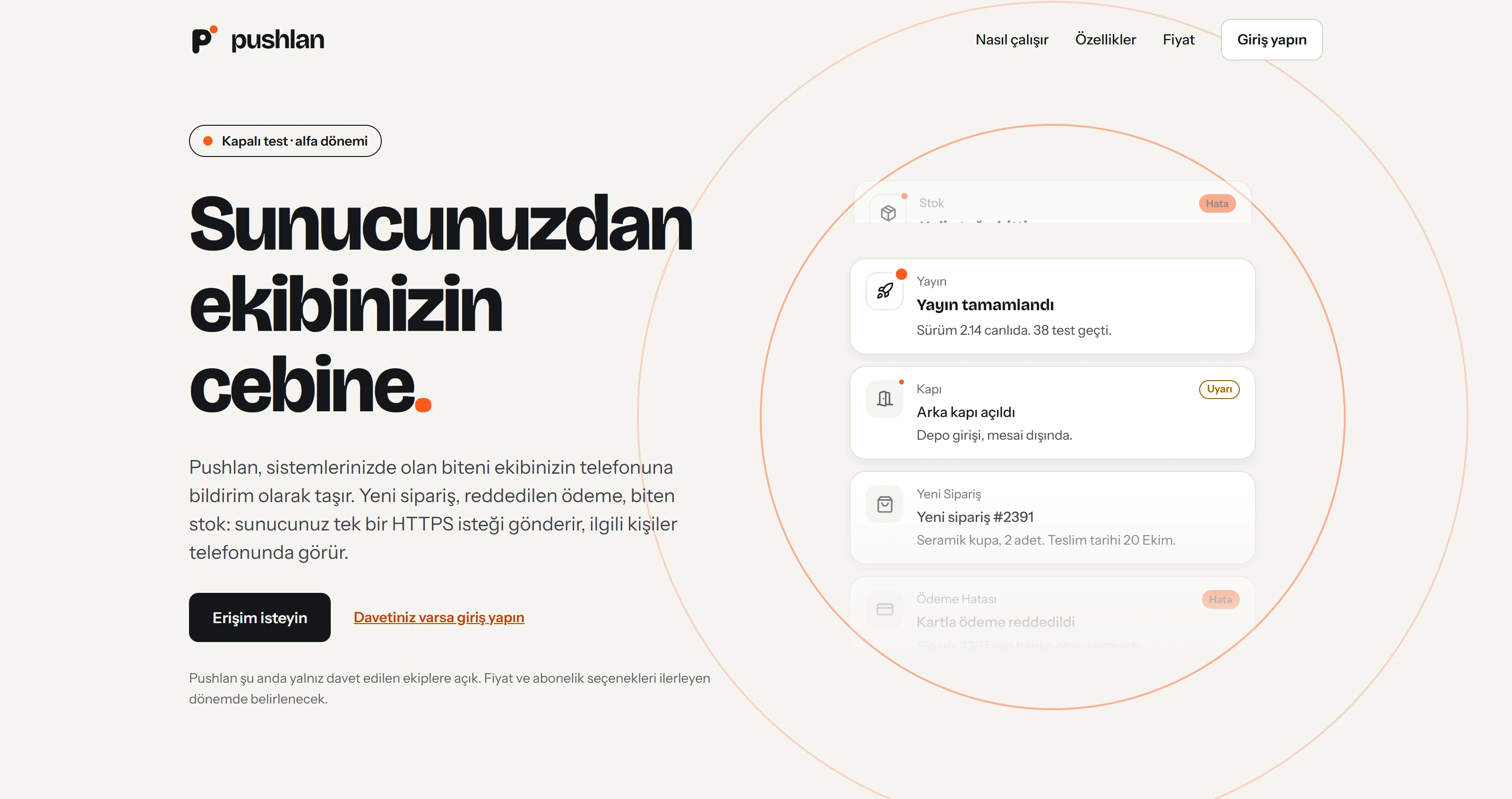 Ürün şu an nerede?